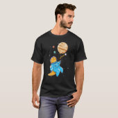 axolotl cute animals axolots axolotl spaceman as t-shirt (Voorkant volledig)