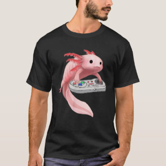 Axolotl Cute Fish-spelvideospel - Axolotl-gam T-shirt