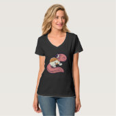 axolotl cute funny axolotl lover space spaceman t-shirt (Voorkant volledig)