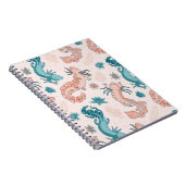 Axolotl Cute Pattern Kawaii Animal Notitieboek (Rechterzijde)