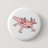 Axolotl Cute Salamander Ronde Button 5,7 Cm (Voorkant)