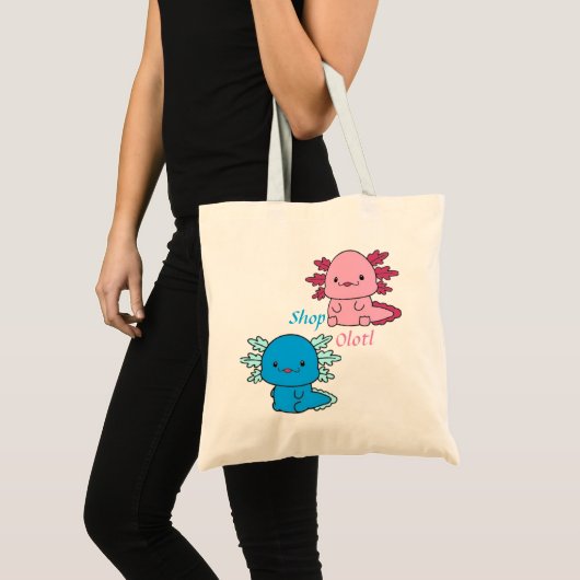 Axolotl Cutes Tote Bag (Voorkant (product))