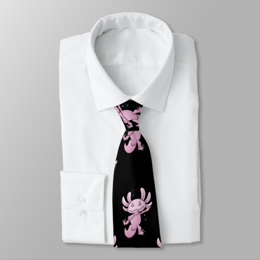 Axolotl Dabbing Stropdas (Gebonden)