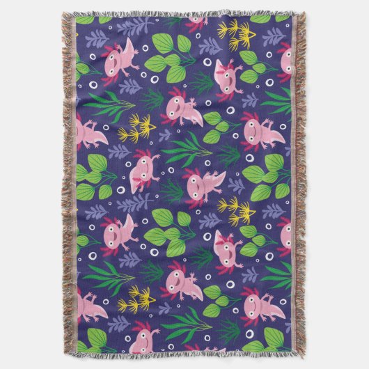 Axolotl Deken (Voorkant Verticaal)