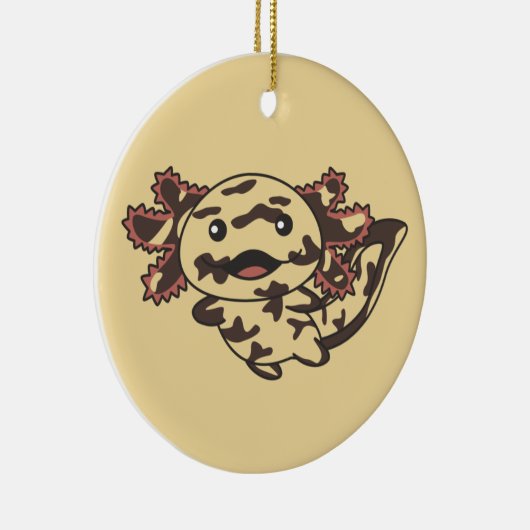 Axolotl Diverse soorten Axolotls Sweet Animals Ba Keramisch Ornament (Rechts)