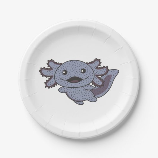 Axolotl Diverse soorten Axolotls Sweet Animals Ba Papieren Bordje (Voorkant)