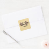 Axolotl Diverse soorten Axolotls Sweet Animals Sq Vierkante Sticker (Envelop)