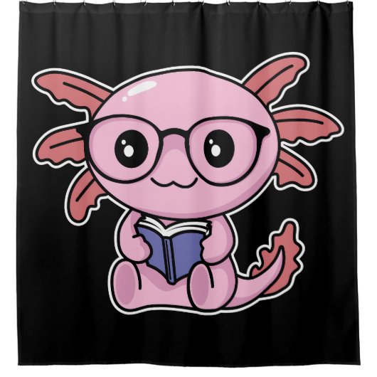 Axolotl Douchegordijn (Voorkant)