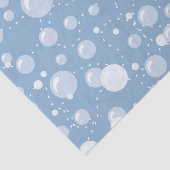 Axolotl en Bubbles Bold Vector Design Tissuepapier (Detail)