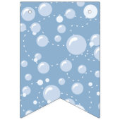 Axolotl en de belletjes - Blue Water Baby shower Vlaggetjes (Derde vlag)