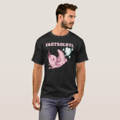 Axolotl Fart Fartalotl Mexicaanse visdieren T-shirt (Voorkant volledig)