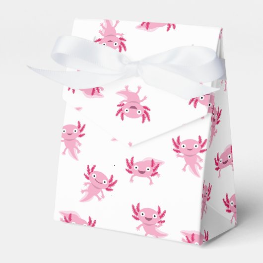 Axolotl Favor Box Bedankdoosjes (Voorkant Zijde)