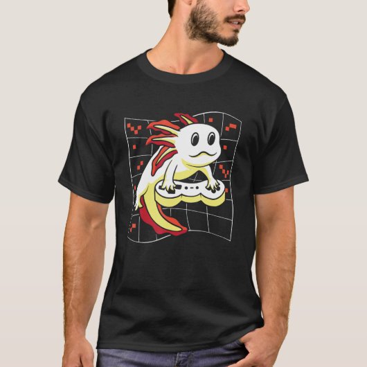 Axolotl Fish  Mexican Salamander Walking Fish Gami T-shirt (Voorkant)