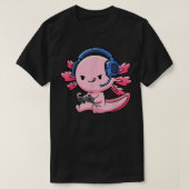 Axolotl Fish Video Game Game Boys Girls Anime Li T-shirt (Design voorkant)