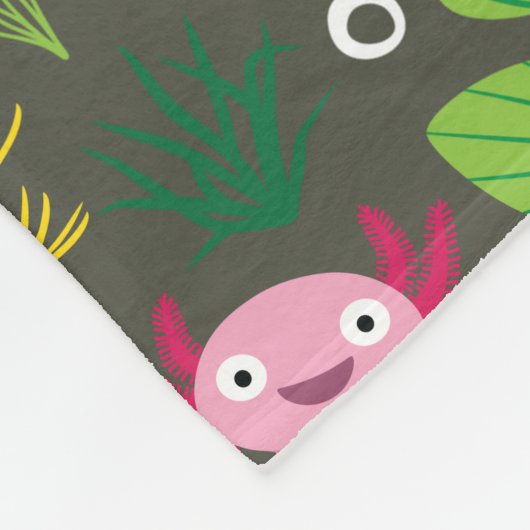 Axolotl Fleece Blanket (Hoek)
