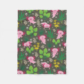 Axolotl Fleece Blanket (Voorkant)
