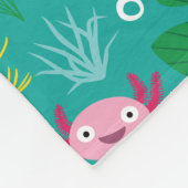 Axolotl Fleece Blanket Deken (Hoek)