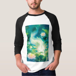 Axolotl Floral Oasis T-shirt