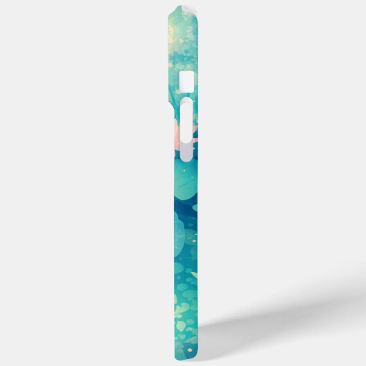Axolotl Flower Pond Serenity Case-Mate iPhone Case (Achterkant / Links)