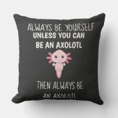 Axolotl Funny Gamer Sierkussen (Voorkant)