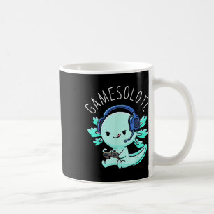 Axolotl Gamer anime geschenken Kawaii jongens meis Koffiemok