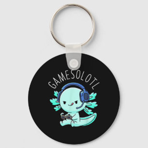 Axolotl Gamer anime geschenken Kawaii jongens meis Sleutelhanger
