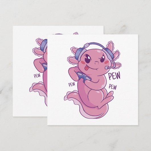 Axolotl Gamer Challenge Blast (Voorkant / Achterkant)