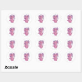 Axolotl Gamer Challenge Blast Ronde Sticker (Vel)