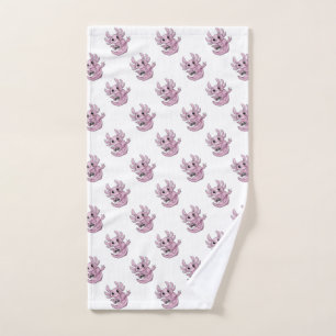 Axolotl Gamer Hand Towel Handdoek