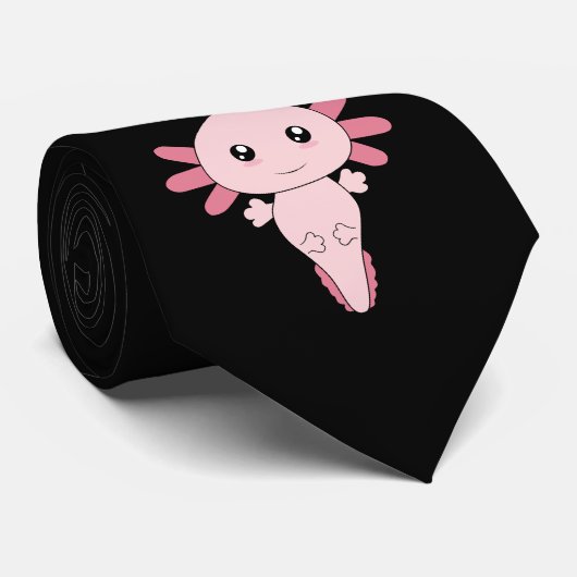 Axolotl Gamers Nekdas Halsdas Stropdas (Opgerold)