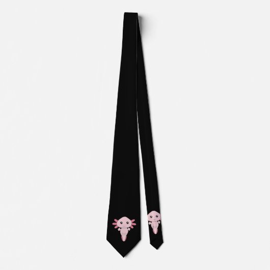 Axolotl Gamers Stropdas Necktie (Voorkant)