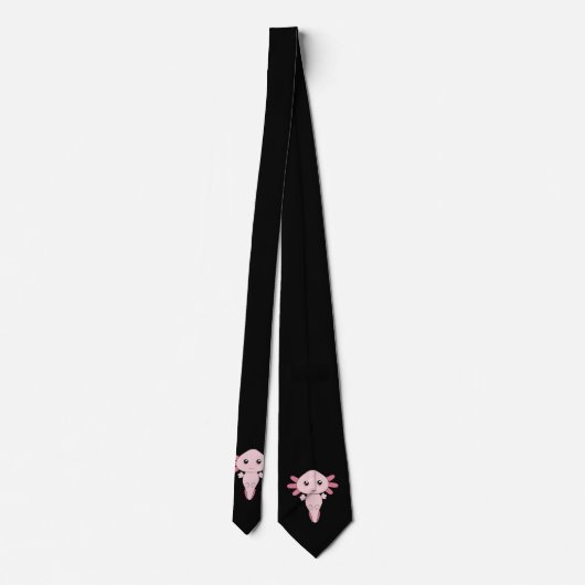 Axolotl Gamers Stropdas Necktie (Achterkant)