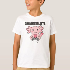 Axolotl Gamesolotl Cute Animals voor gamers T-shirt