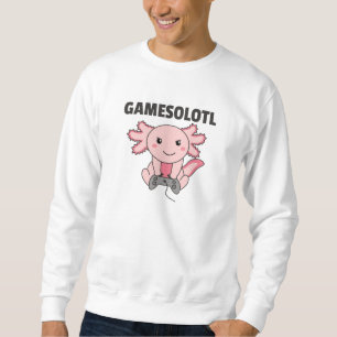 Axolotl Gamesolotl Cute Animals voor gamers Trui