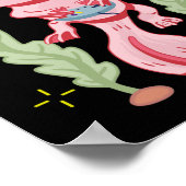 Axolotl Gaming Gamesalotl Kawaii Poster (Hoek)