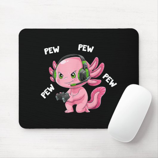 Axolotl Gaming Gifts Boys Girls Anime Video Game P Muismat (Met muis)