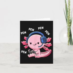 Axolotl Gaming Kinder Boys Girls Anime Video Game Kaart