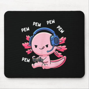 Axolotl Gaming Kinder Boys Girls Anime Video Game Muismat