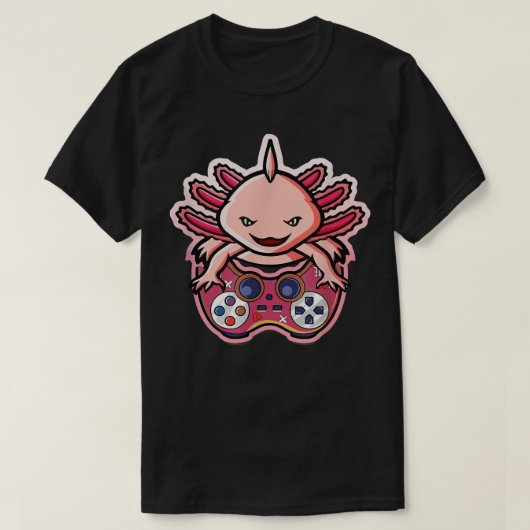Axolotl Gaming Kinder jongens Meisjes Anime Video  T-shirt (Design voorkant)