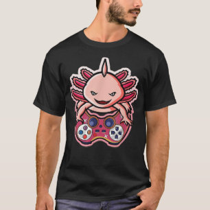 Axolotl Gaming Kinder jongens Meisjes Anime Video  T-shirt