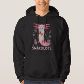 Axolotl gevulde dier en snacks hoodie (Voorkant)