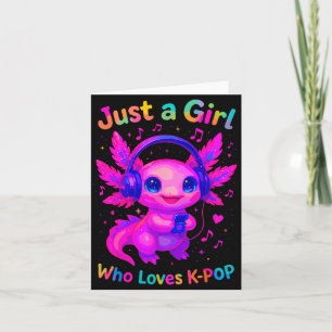 Axolotl gewoon een meisje dat van K-p houdt Kaart