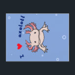 Axolotl Gift| Cute Axolotl for Birthday Feestdagenkaart<br><div class="desc">Grappig Cute Axolotl cadeau voor jongen, meisje, kind, zoon, dochter, vader, mama, zus, broer, vrienden of iedereen die van axolotl houdt. Vroeger gaven ze vriendinnen, vriendjes, zussen, broers, tieners. Dit is een schattig kerstfeest, Valentijnse feestdag, Halloween, moederdag, cadeauidee voor haar, hem, kinderen en volwassenen die houden van schattige dieren of...</div>