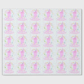 Axolotl gift wrap cadeaupapier (Vlak)
