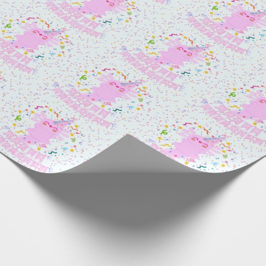 Axolotl gift wrap cadeaupapier (Hoek)