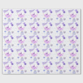 Axolotl gift wrap cadeaupapier (Vlak)