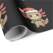 Axolotl Gingerbread Kerstmis Kerstmis Matching Fam Cadeaupapier (Rol Hoek)