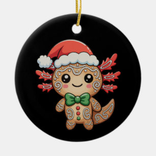 Axolotl Gingerbread Kerstmis Kerstmis Matching Fam Keramisch Ornament