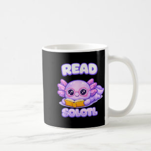 Axolotl grappig leesboek bibliotheek kinderen read koffiemok