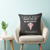 Axolotl Grappige Gamers Gamer Worp Kussen (Stoel)